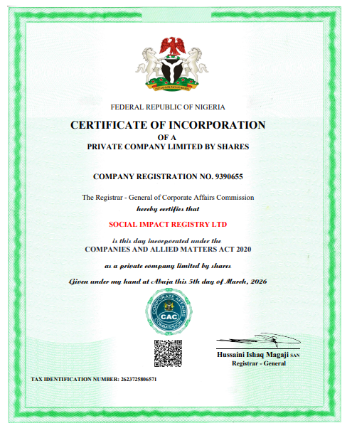 Certificate of Incorporation